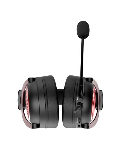 Гейминг слушалки Redragon - Luna H540, черни/червени - 5