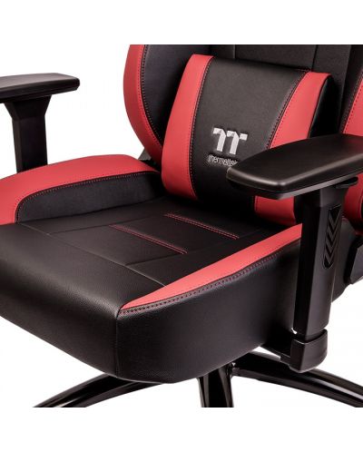 Гейминг стол Thermaltake - U Comfort, черен/червен - 6