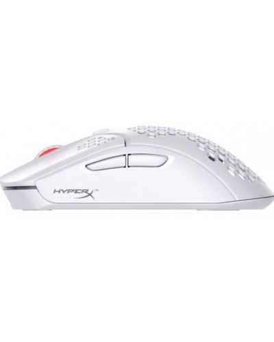 Гейминг мишка HyperX - Pulsefire Haste, оптична, безжична, бяла - 6