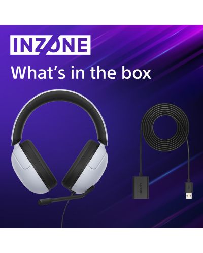 Гейминг слушалки Sony - Inzone H3, бели - 7