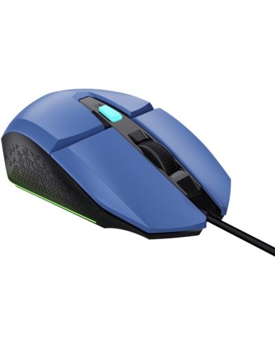 Гейминг мишка Trust - GXT109 Felox, оптична, синя - 4