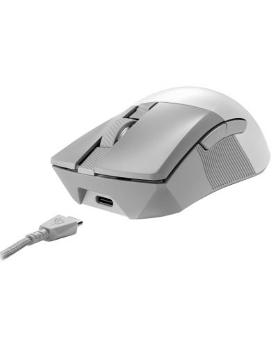 Гейминг мишка ASUS - ROG Gladius III, оптична, безжична, бяла - 5