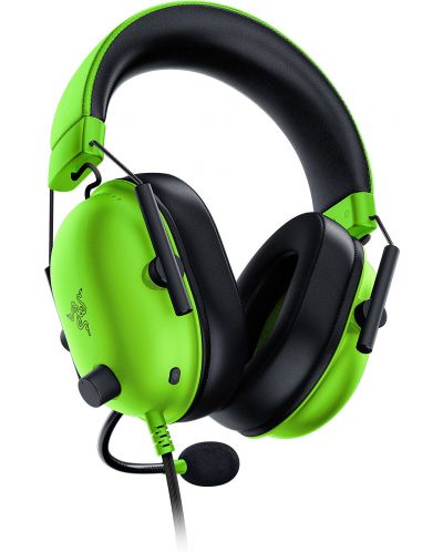 Гейминг слушалки Razer - Blackshark V2 X, Green - 2