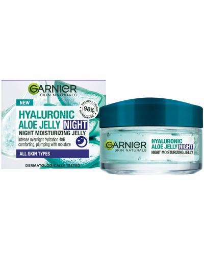 Garnier Skin Naturals Нощна гел маска за лице Hyaluronic, 50 ml - 1