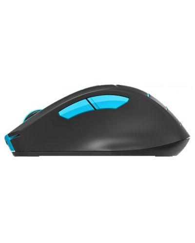 Гейминг мишка A4tech - Fstyler FG30S, оптична, безжична, черна/синя - 6