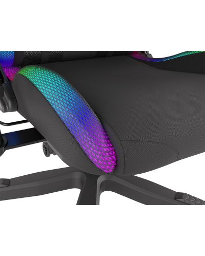 Гейминг стол Genesis - Trit 600 RGB, черен - 7
