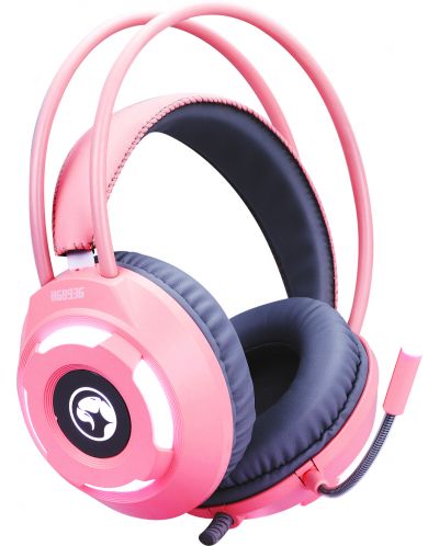 Гейминг слушалки Marvo - HG8936, розови - 2