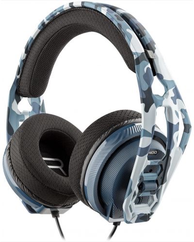 Гейминг слушалки Plantronics - Nacon RIG400HS, Camo Blue - 1