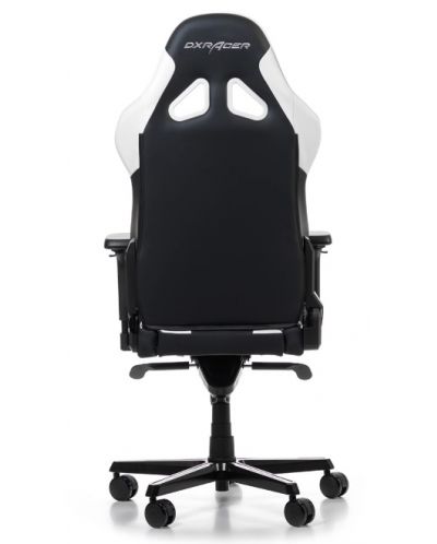 Гейминг стол DXRacer - Gladiator G001-NW, черен/бял - 5