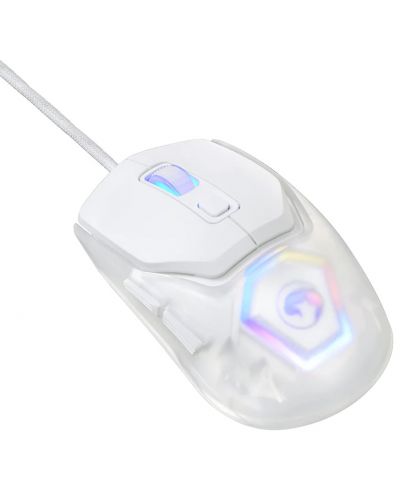 Гейминг мишка Marvo - Fit Lite, оптична, бяла - 2