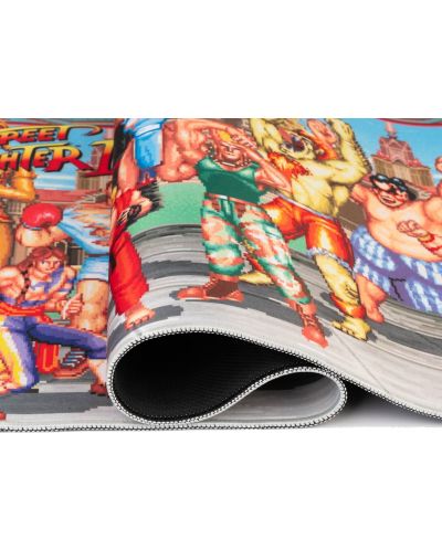 Гейминг подложка за мишка Grupo Erik - Street Fighter, XL, мека, многоцветна - 6