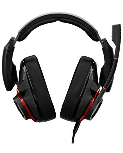 Гейминг слушалки EPOS - GSP 600, черни/червени - 5