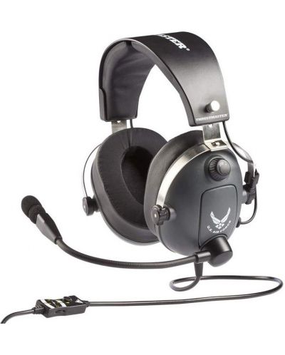 Гейминг слушалки Thrustmaster - T.Flight Gaming US. Air Force Edition, черни - 1