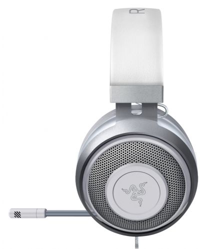 Гейминг слушалки Razer - Kraken Mercury Edition, бели - 2