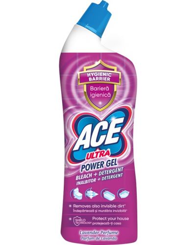 Гел-белина с обезмаслител ACE - Ultra Fresh, 750 ml - 1