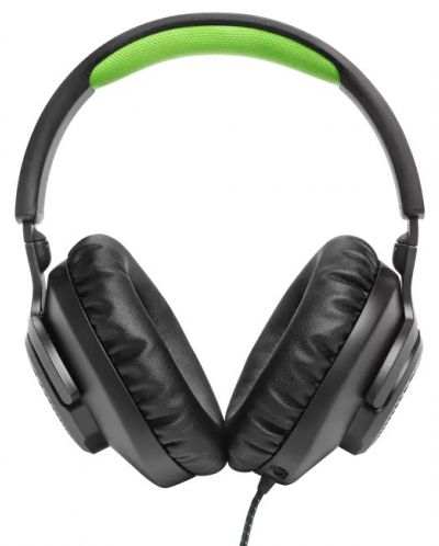 Гейминг слушалки JBL - Quantum 100X Console, Xbox, черни/зелени - 6