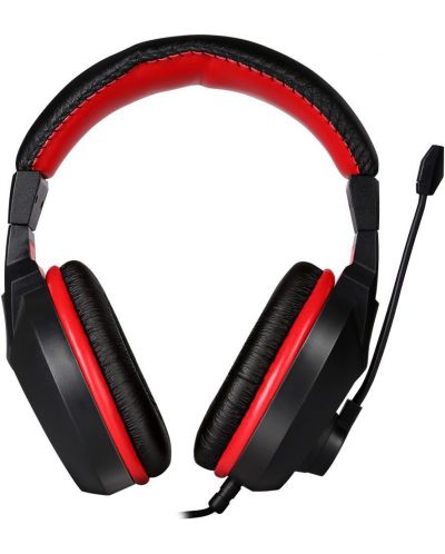 Гейминг слушалки Marvo - H8321, черни/червени - 2