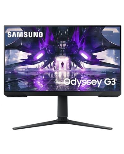Гейминг монитор Samsung - Odyssey G3 24G30A, 24'', VA, 144Hz, 1ms - 1