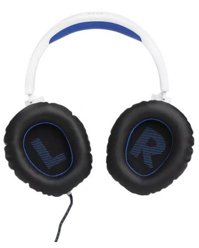 Гейминг слушалки JBL - Quantum 100P Console, PS5, бели/сини - 8