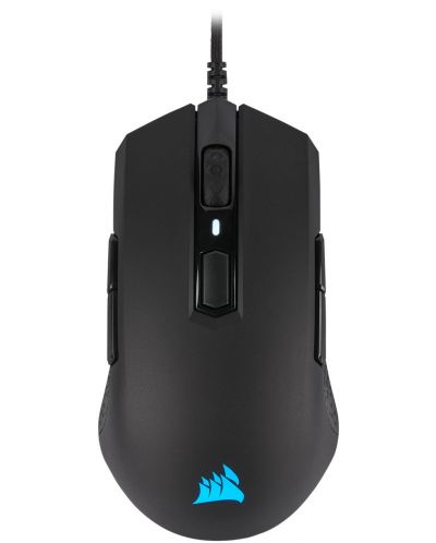 Гейминг мишка Corsair - M55 RGB PRO, оптична, черна