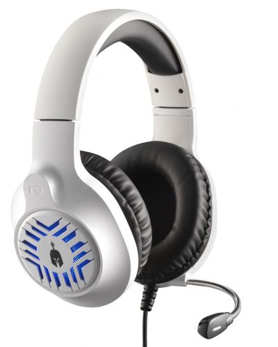 Гейминг слушалки Spartan Gear - Medusa, PC/PS/Xbox/Switch, бели/черни - 1