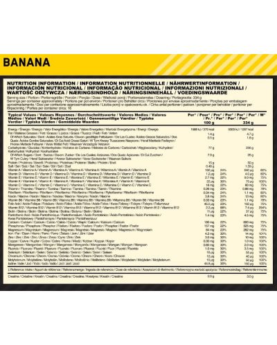Serious Mass, банан, 2721 g, Optimum Nutrition - 2