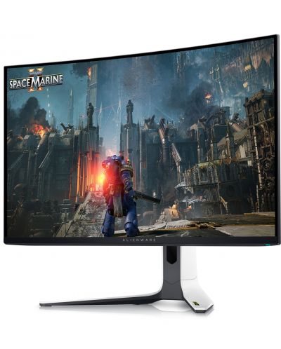 Гейминг монитор Dell - Alienware AW3225QF, 31.6'', 240Hz, 0.03 ms, OLED, Curved - 4