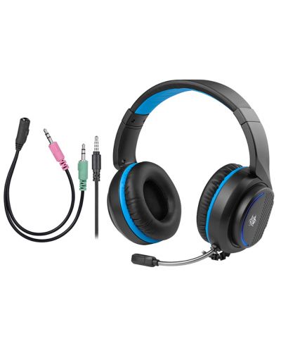 Гейминг слушалки Tracer - GameZone Dragon, сини/черни - 2