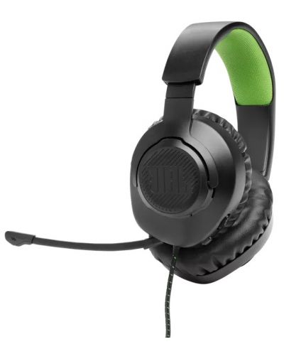 Гейминг слушалки JBL - Quantum 100X Console, Xbox, черни/зелени - 2