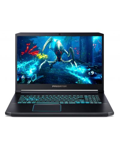 Гейминг лаптоп Acer - Predator Helios 300-73V1, 17.3", 144Hz, RTX 2060 - 2
