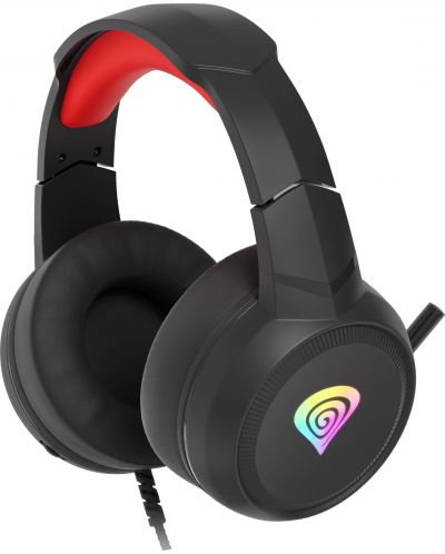 Гейминг слушалки Genesis - Neon 200, черни/червени - 3