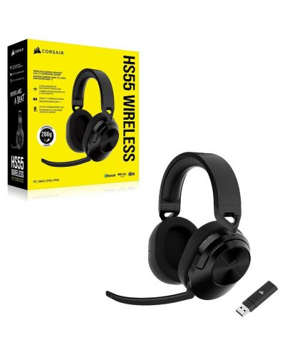 Гейминг слушалки Corsair - HS55, безжични, Carbon - 2