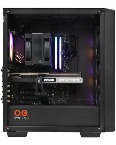 Гейминг компютър OGS Corax (Intel) - Core i5-13400F, RTX 4060, 32GB, 1TB - 3