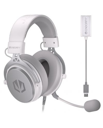 Гейминг слушалки Endorfy - Viro Plus, Onyx White - 8