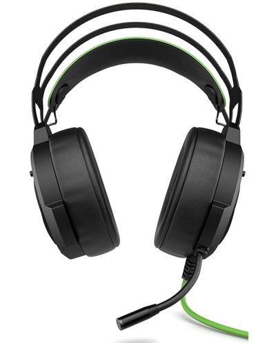 Гейминг слушалки HP - Pavilion 600, черни/зелени - 2