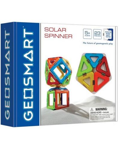 Магнитен конструктор Smart Games Geosmart - Solar Spinner, 23 части - 1