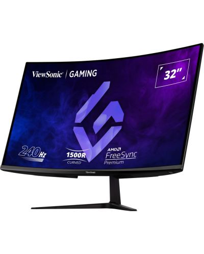 Гейминг монитор ViewSonic - VX3219-PC-MHD, 31.5'' 240Hz, 1 ms, VA, Curved - 4