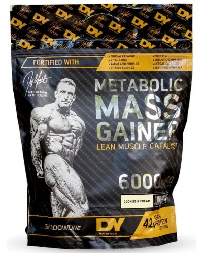 Metabolic Mass Gainer, бисквити със сметана, 6000 g, Dorian Yates Nutrition - 1