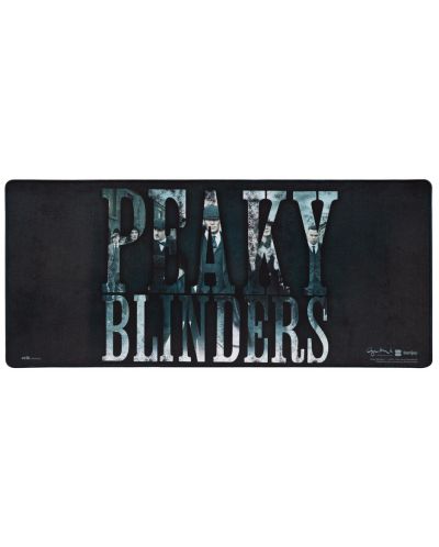 Гейминг подложка за мишка Erik - Peaky Blinders, XL, мека, черна - 1