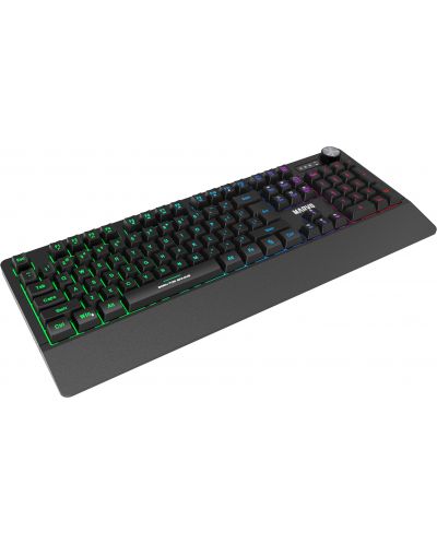 Гейминг клавиатура Marvo - K660, RGB, черна - 2