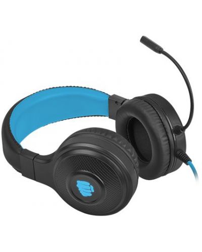 Гейминг слушалки Fury - Warhawk, черни/сини - 2