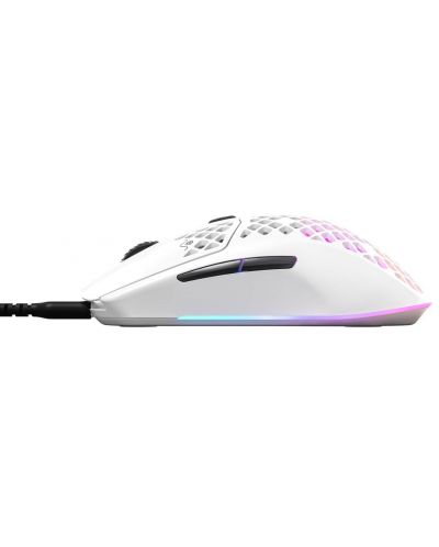 Гейминг комплект SteelSeries - Aerox 3 2022 + Mouse Bungee, черен/бял - 5