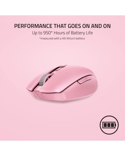 Гейминг мишка Razer - Orochi V2, оптична, безжична, розова - 7