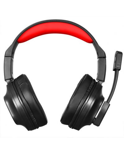 Гейминг слушалки Marvo - HG8929, черни/червени - 4