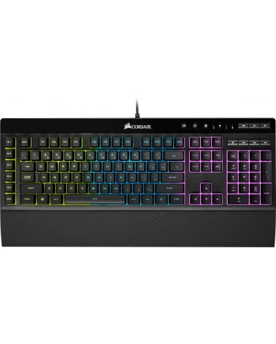 Гейминг клавиатура Corsair - K55, RGB, черна