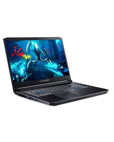 Гейминг лаптоп Acer - Predator Helios 300-73V1, 17.3", 144Hz, RTX 2060 - 3