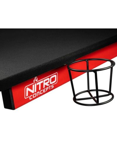 Гейминг бюро Nitro concepts - D12, черно/червено - 6