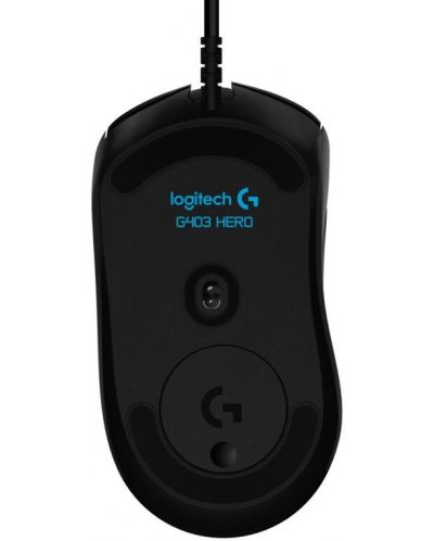 Гейминг мишка Logitech - G403 Hero, оптична, черна - 7