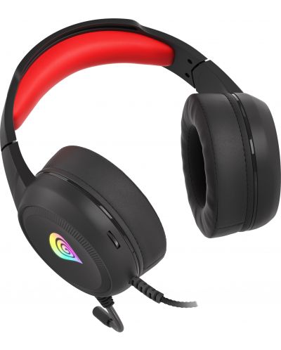 Гейминг слушалки Genesis - Neon 200, черни/червени - 5