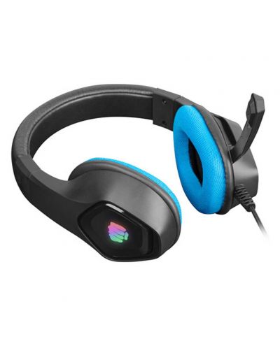 Гейминг слушалки Fury - Phantom, RGB, PS4/Xbox/Switch, черни/сини - 2